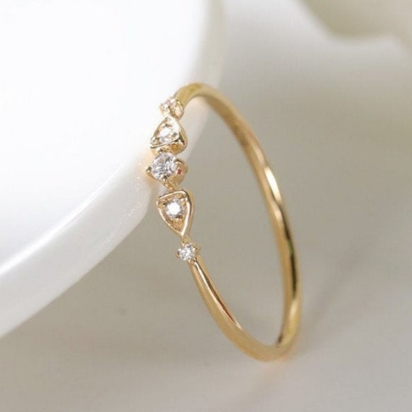 CZ Stacking Rings - Picture 5 of 7